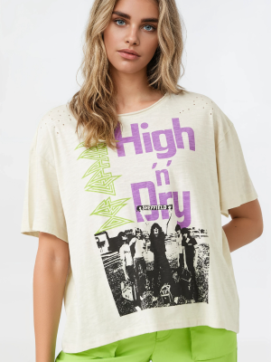 Def Leppard High N Dry Graphic Tee