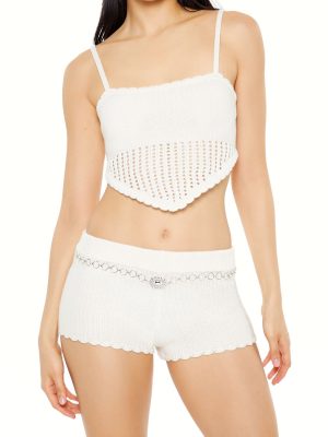 Cropped Crochet Cami