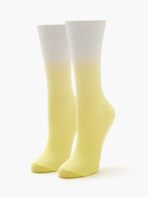 Gradient Wash Crew Socks