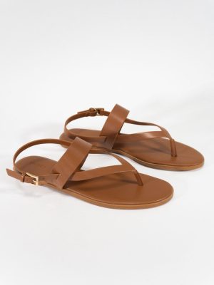 Crisscross Toe-Loop Sandals
