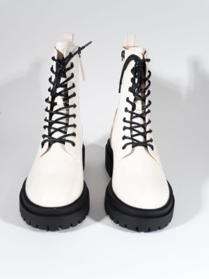 Lace-Up Ankle Boots