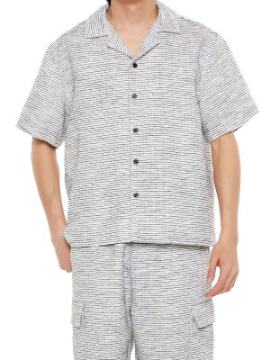 Cropped Striped Shirt