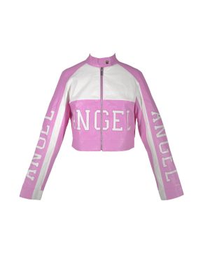 Angel In The Making Faux Leather Moto Jacket