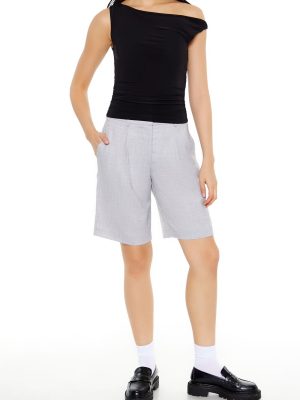 High-Rise Bermuda Trouser Shorts