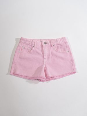 Distressed Denim Shorts