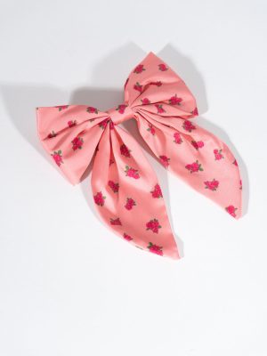 Floral Print Hair Bow