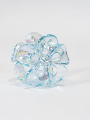 Iridescent Flower Hair Claw Clip