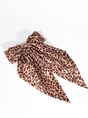 Printed Bow Hair Clip