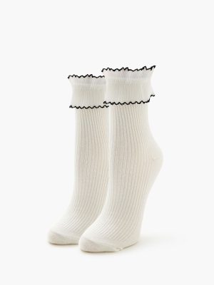 Lettuce-Edge Crew Socks