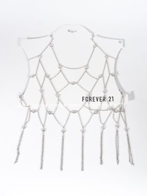 Rhinestone Drape Body Chain