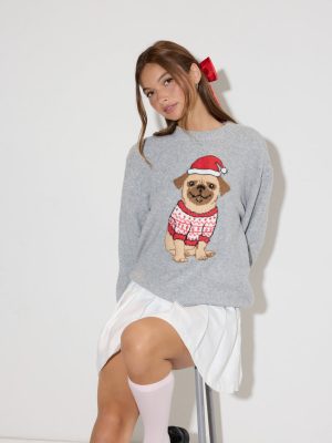 Holiday Dog Jacquard Sweater