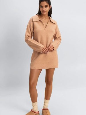 Collared Sweater Dress