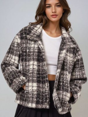 Plaid Boucle Jacket