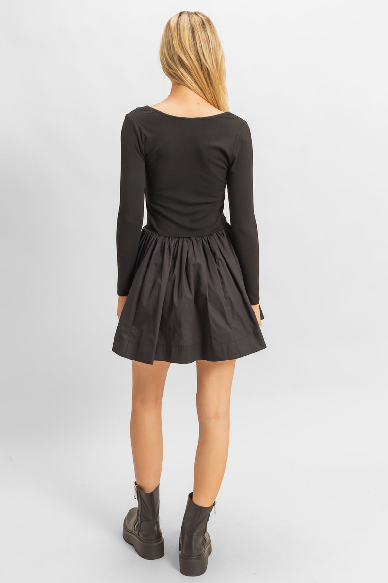 Scoop-Neck Mini Skater Dress - Image 2