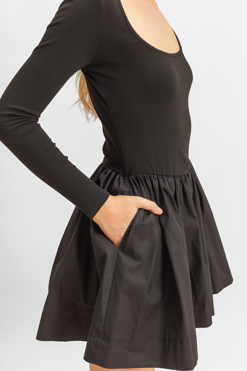 Scoop-Neck Mini Skater Dress - Image 3