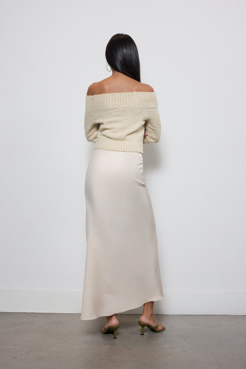 Satin A-Line Maxi Skirt - Image 2