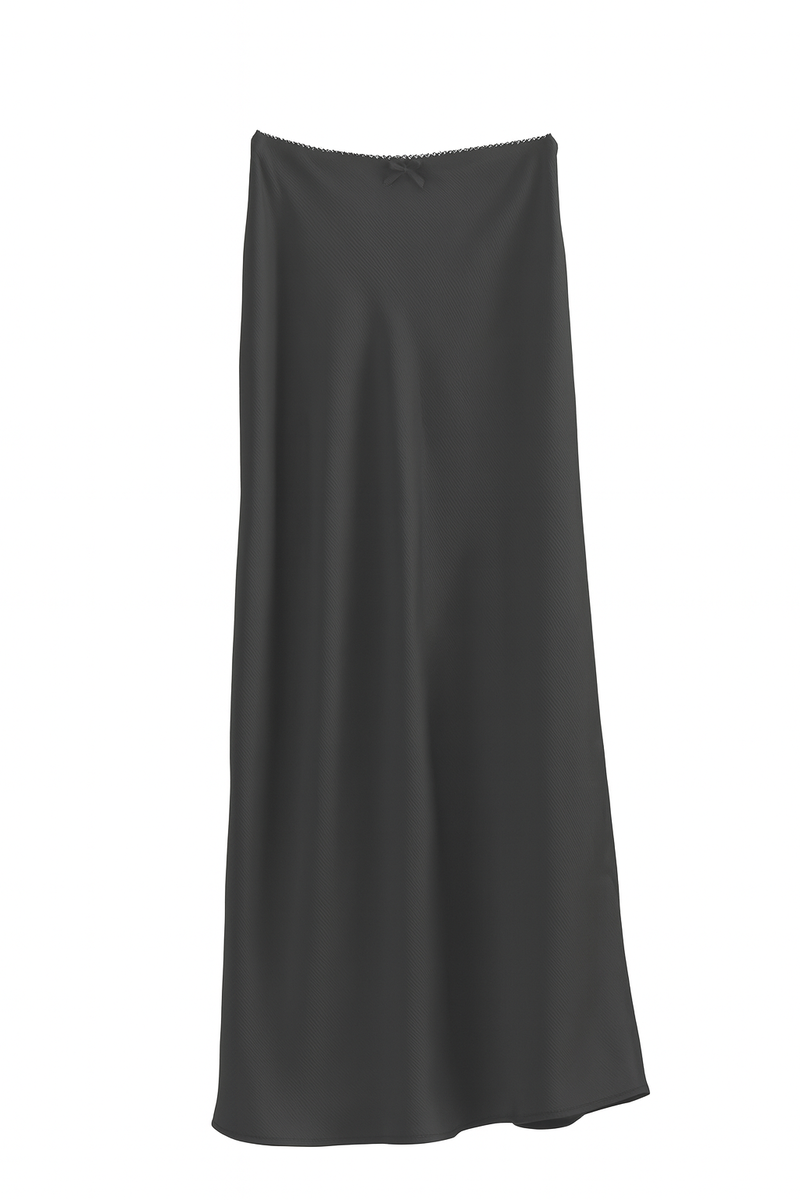 Satin A-Line Maxi Skirt - Image 8