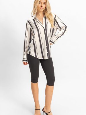 Satin Striped Shirt