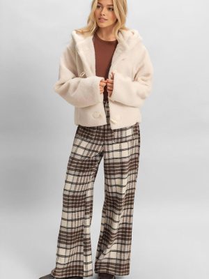 Hooded Sherpa Toggle Jacket