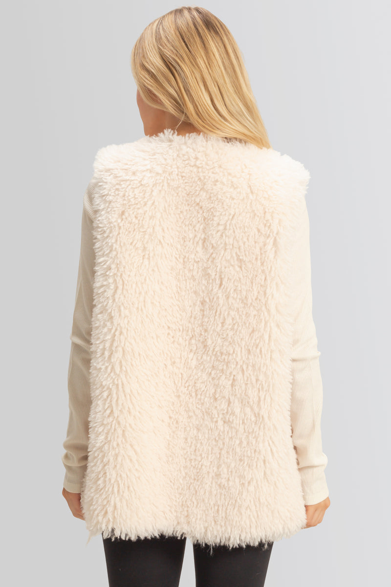 Fuzzy Longline Vest - Image 7