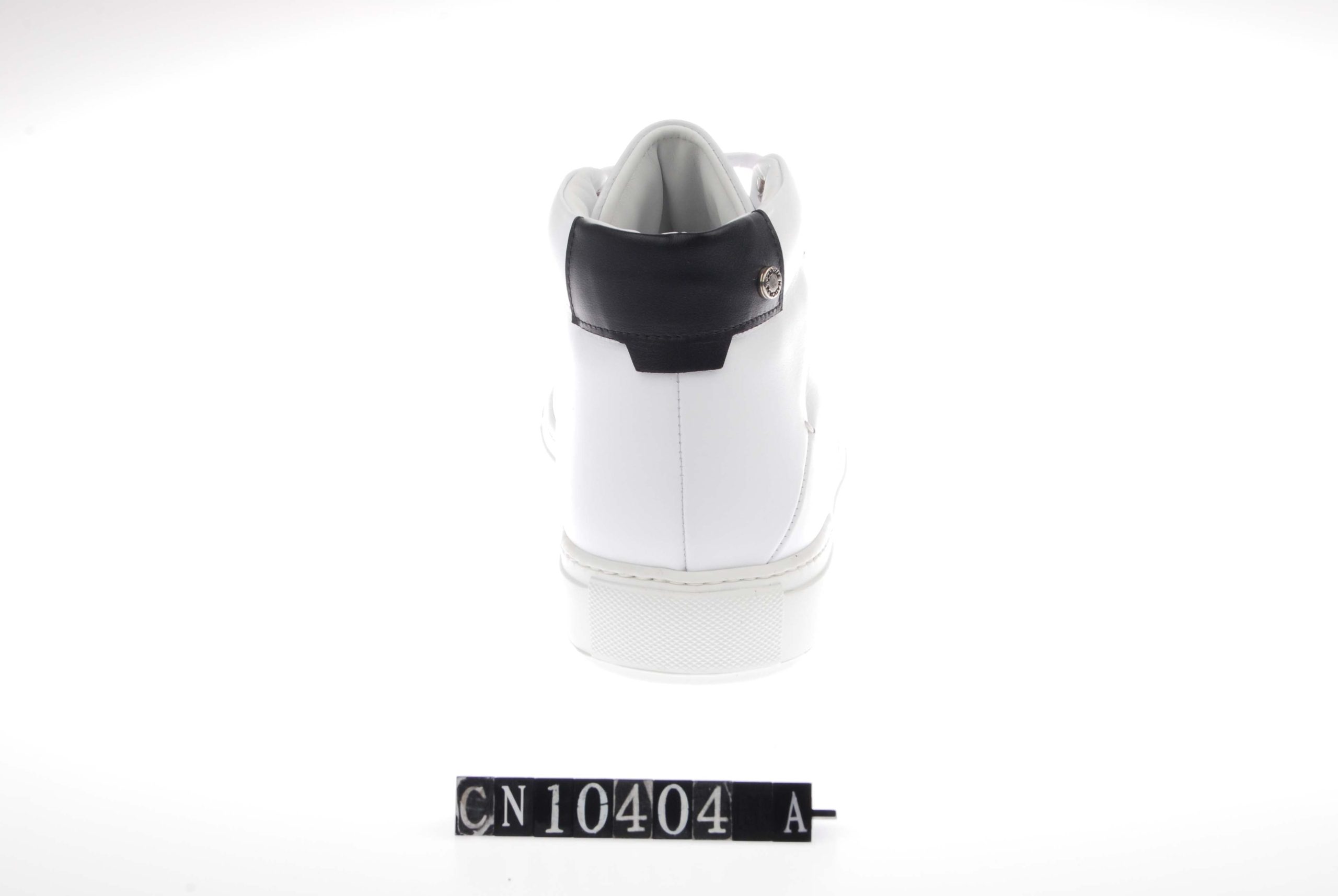 Costume National Logo Stripe High Top Sneaker - Image 3