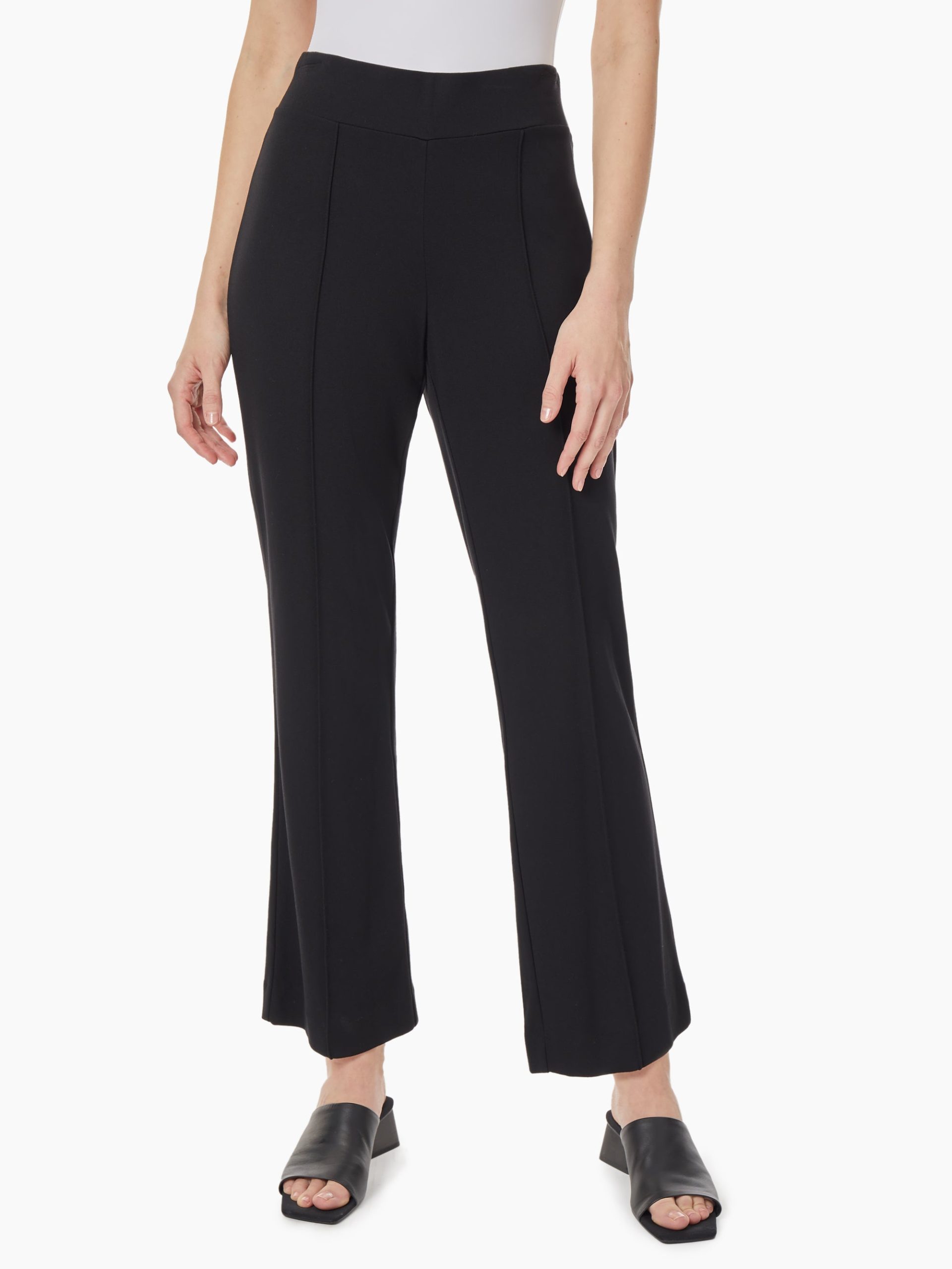 Classic Fit Pull On Pintuck Trousers - Image 2