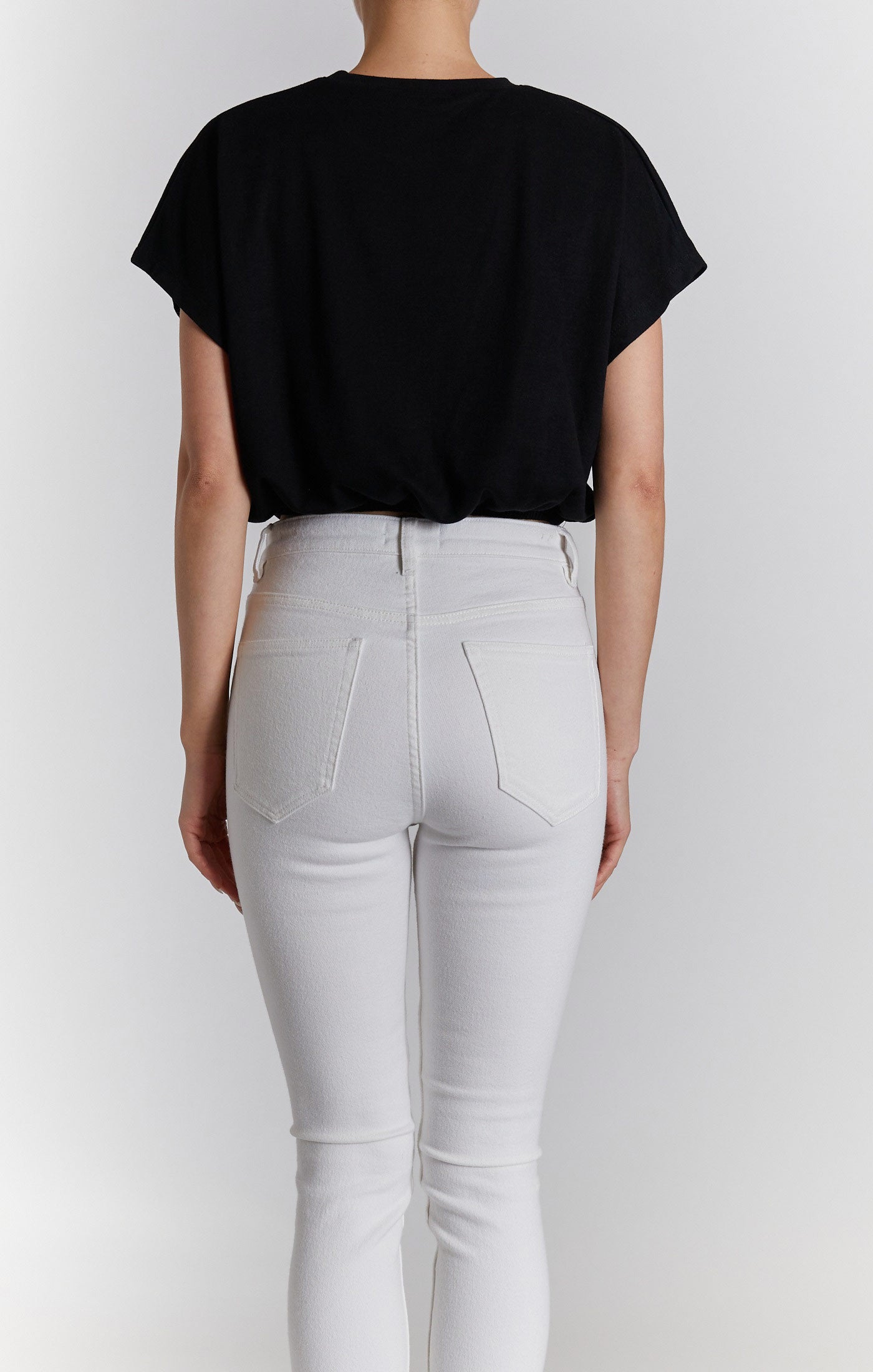 Bubble T-Shirt with Crew Neck - Image 2