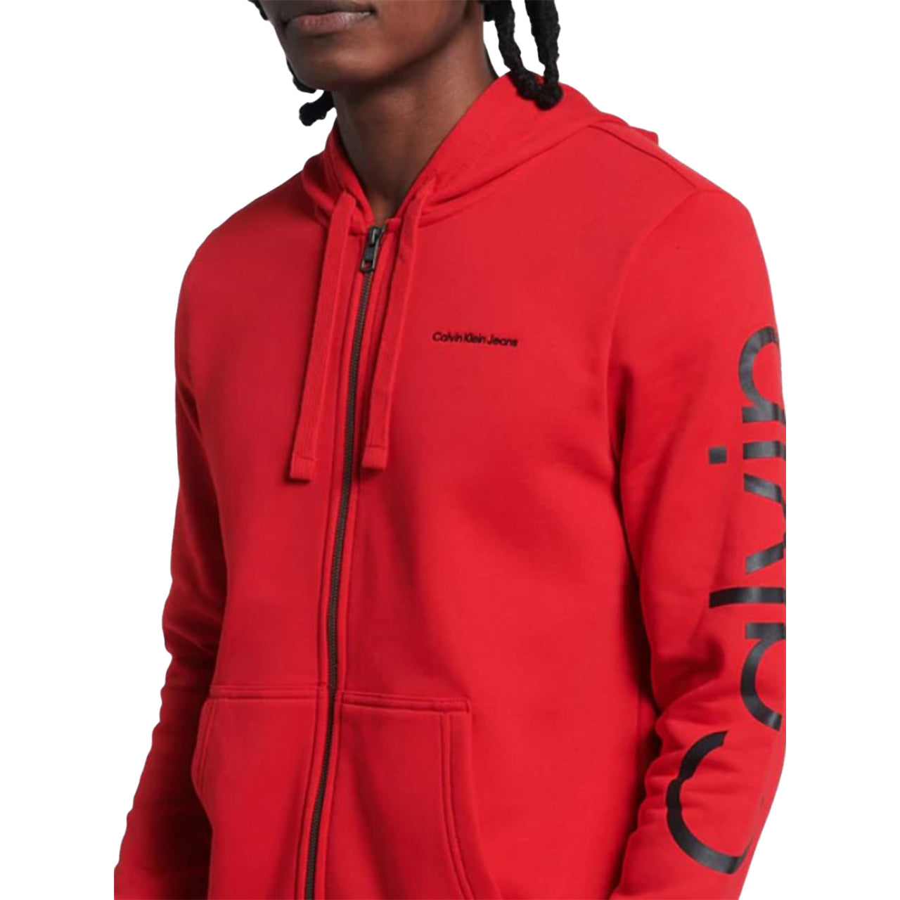 Long Sleeves Traveling Logo Full Zip Hoodie - Image 2