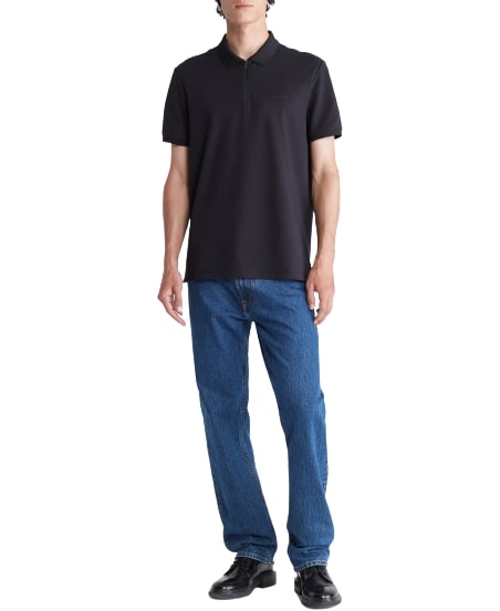 Ss Tech Zip Polo Black - Image 4