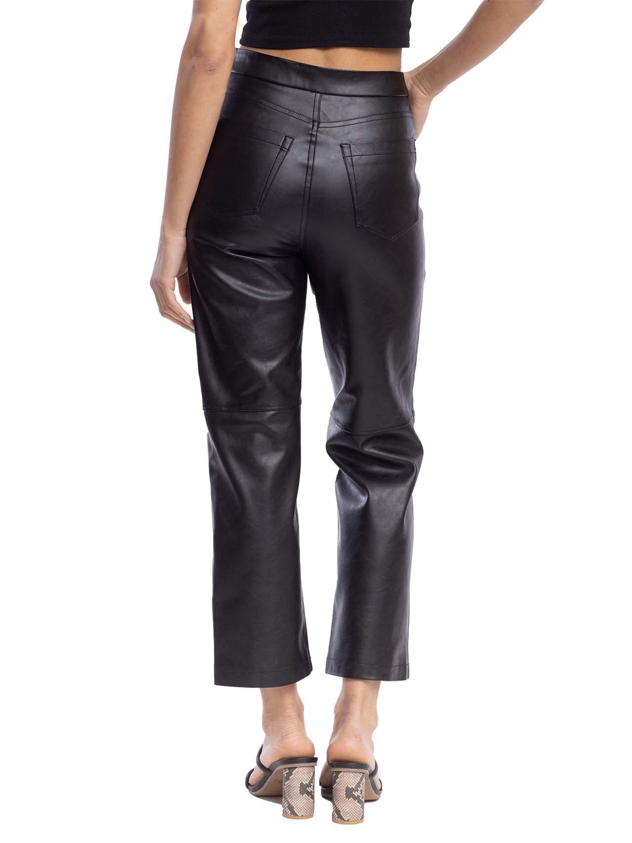 Vegan Leather Rib Cage Pant - Image 3