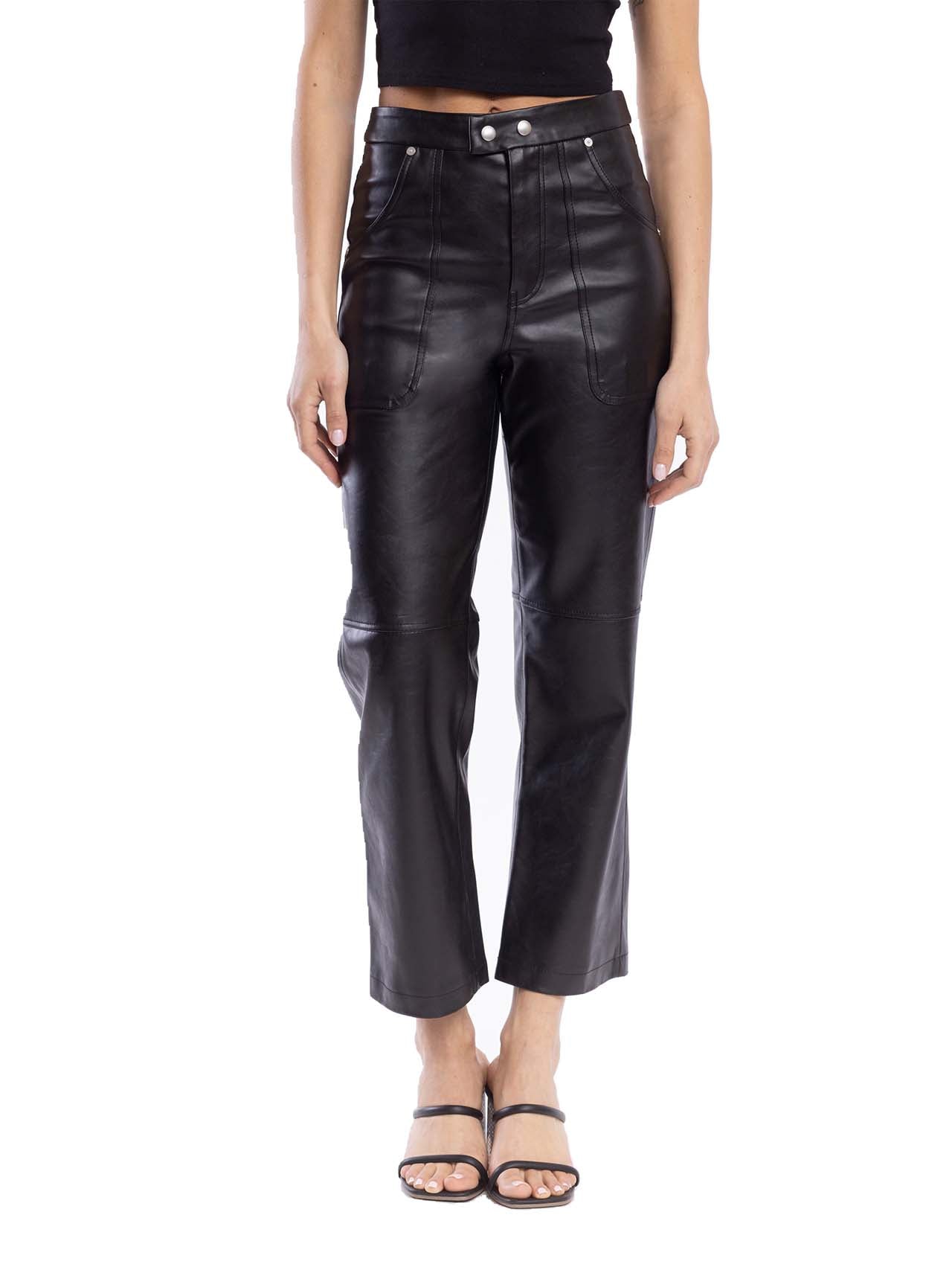 Vegan Leather Rib Cage Pant - Image 2