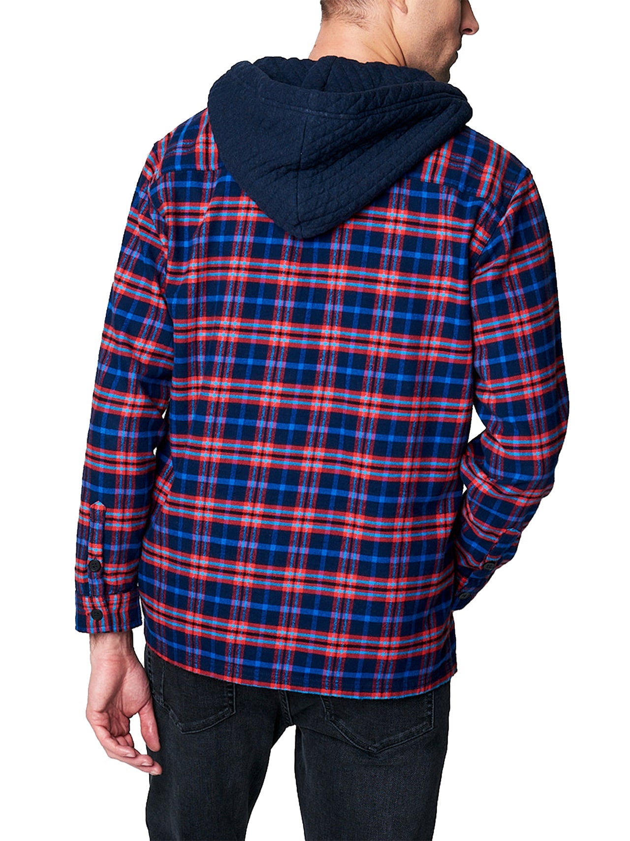 Flannel Shirt with Hood - Image 3