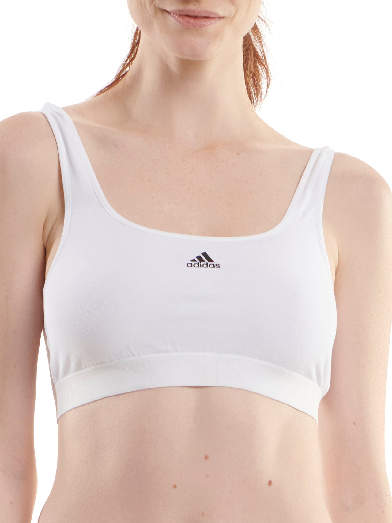 Cotton Solid Scoop Bralette - Image 4