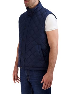 Quilted Vest Navy