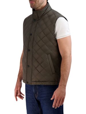 Quilted Vest Olive