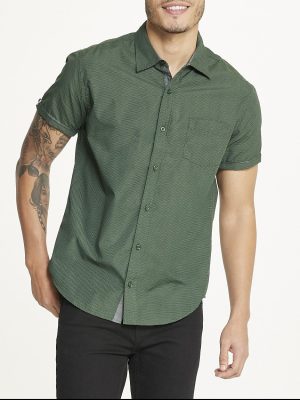 Ditsy Print Short Sleeve Shirt