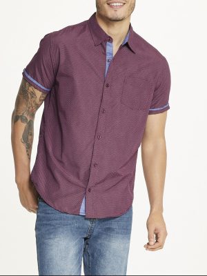 Ditsy Print Short Sleeve Shirt