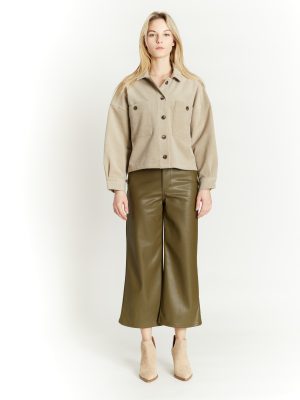 Cropped Shacket by Oat New York