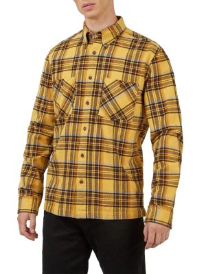 Long Sleeve Brushed Ivy Check Buttondown Shirt