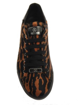 Cheetah Pony Hair Low Profile LU Sneaker