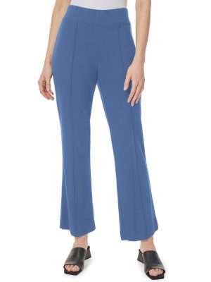 Pull-on Pintuck Knit Trousers