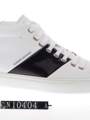 Costume National Logo Stripe High Top Sneaker