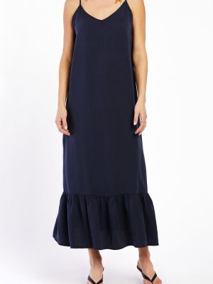 Adele Adjustable Strap Long Tank Dress