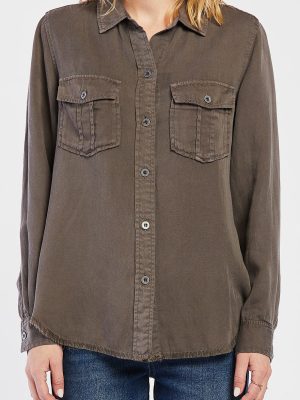 Brea Utility Style Button Down Shirt