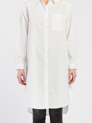 Quinton Long Sleeve Button Down Poplin Tunic