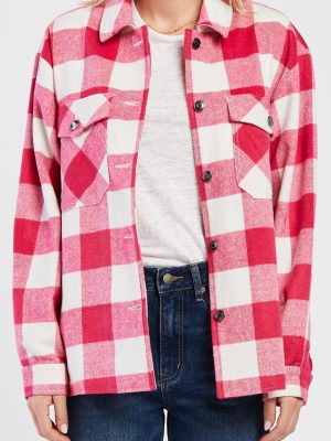 Sheryl Long Sleeve Button Down Utility Jacket