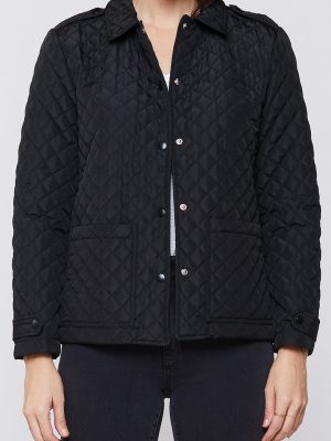 Rae Long Sleeve Snap Button Down Quilted Jacket