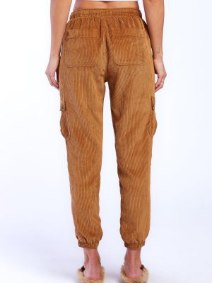 Sylvia Pull On Elastic Drawstring Cargo Jogger