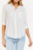 Riley Rolled Tab Sleeve Button Down Shirt Double Chest Pockets - Image 11