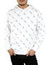 Long Sleeves Iconic Allover Pullover Hoodie - Image 4